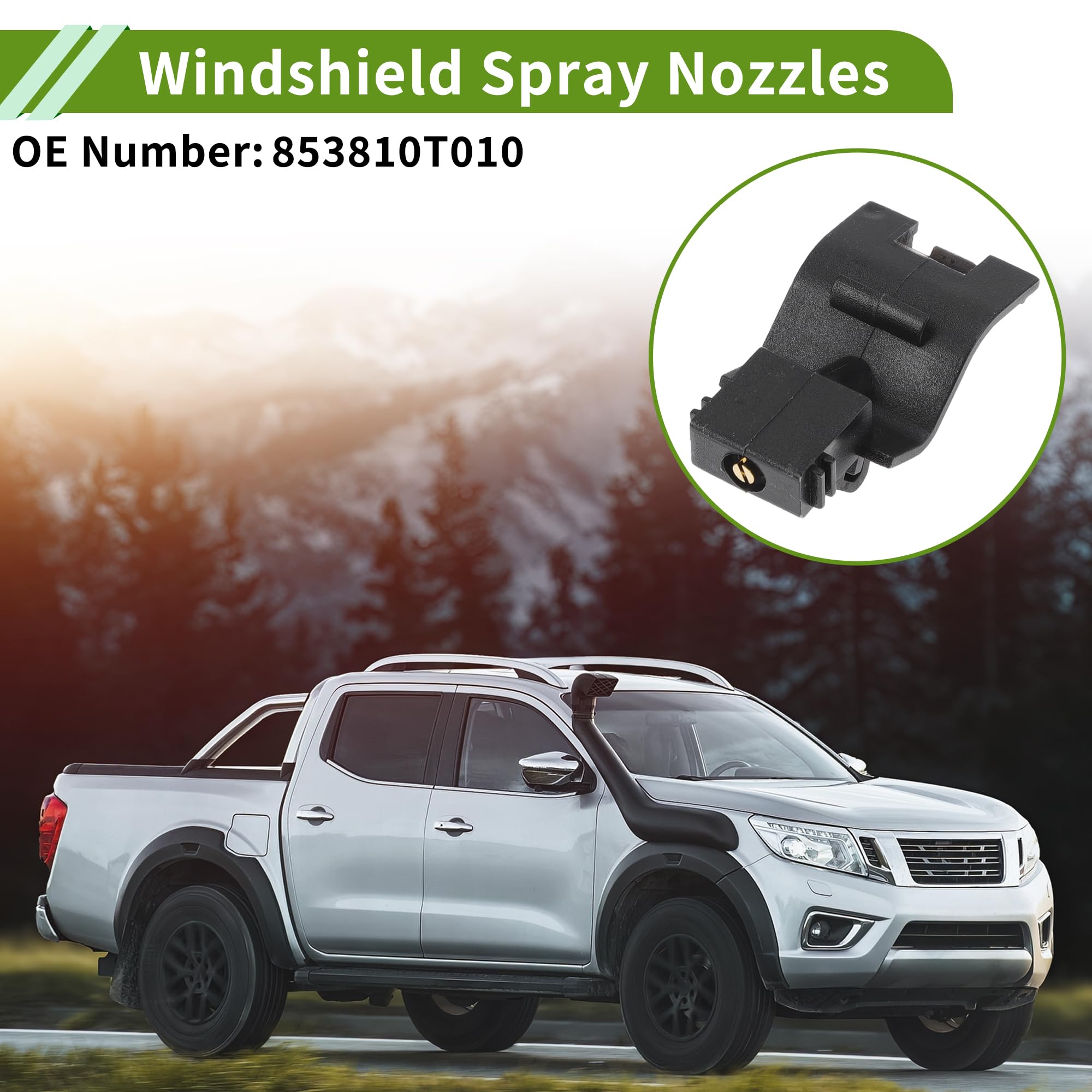 HOPESPANNER No.853810T010 Windshield Washer Nozzle for Toyota